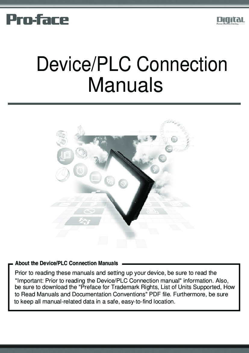 First Page Image of GP370-LG31-24V Pro-face Device Connection Manuals.pdf